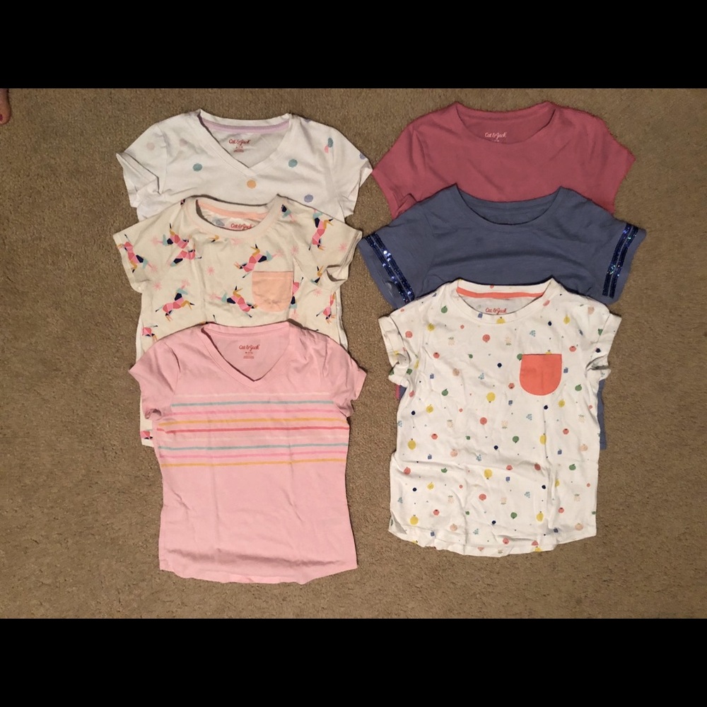 Bundle of Cat & Jack t-shirts